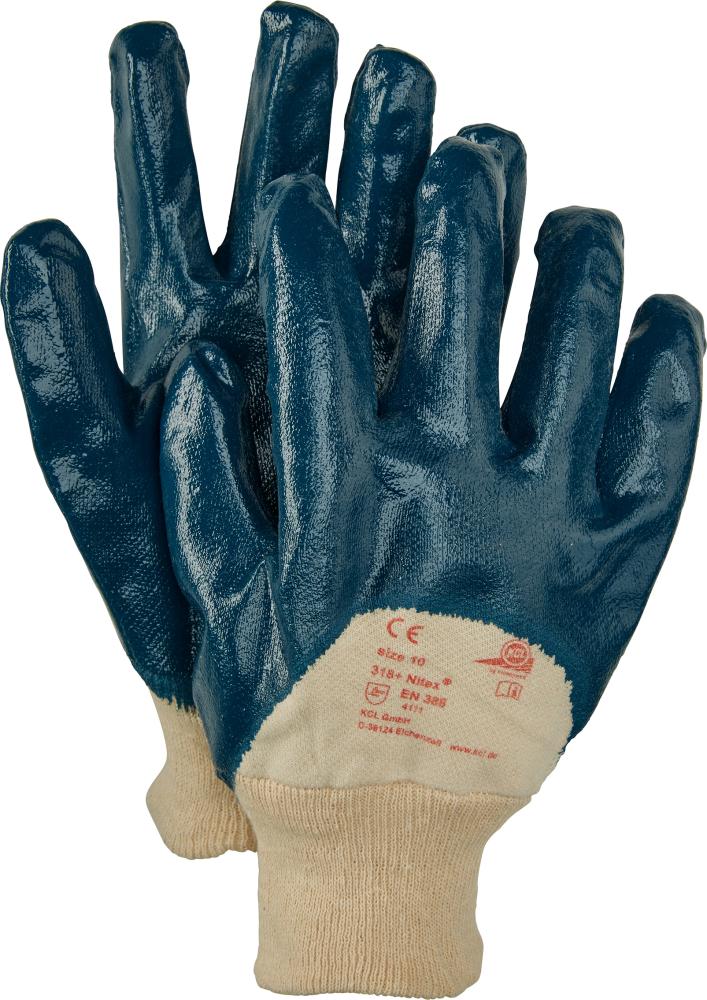 Handschuh Nitex 318, 250mm, Gr.10, blau