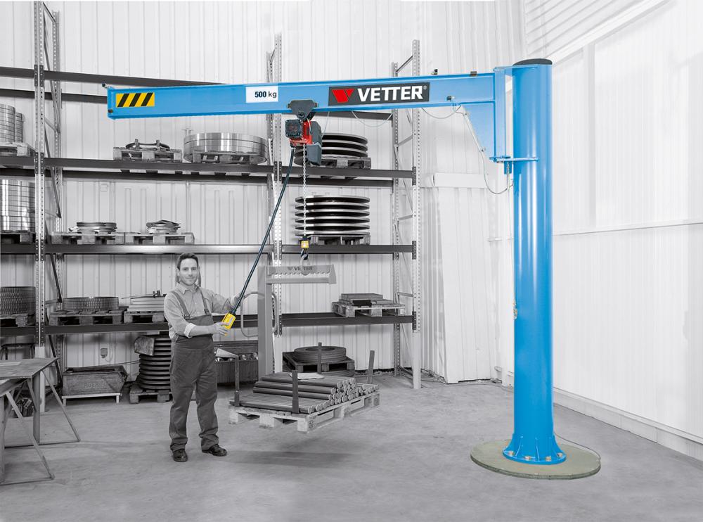 Wand-Schwenkkran AW 125 kg 3000 mm Vetter Krantechnik