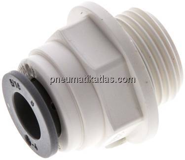 Gerader Steckanschluss G 3/8"-5/16" (7,94 mm), IQS-LE (EPDM-Dichtung)