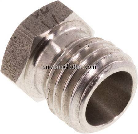 Verschlussverschraubung für Rohre 6 L (M12x1,5), 1.4571