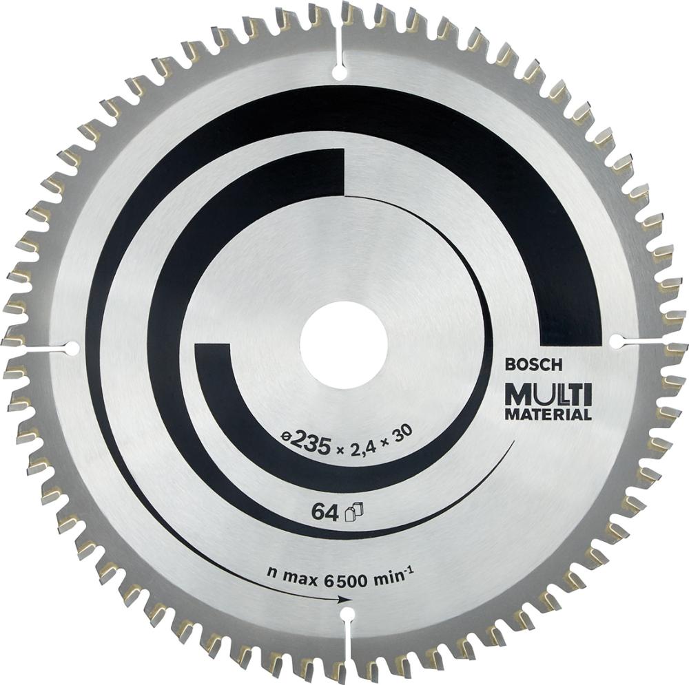 HM-Kreissägeblatt 235x2,4/1,8x30 64Z Bosch VE à 1 Stück Multi Material