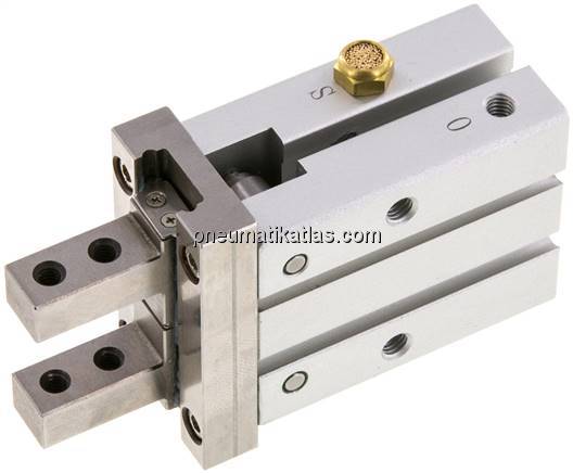 Parallelgreifer, Kolben 20mm, einfachwirkend - drucklos geschlossen (innen greif