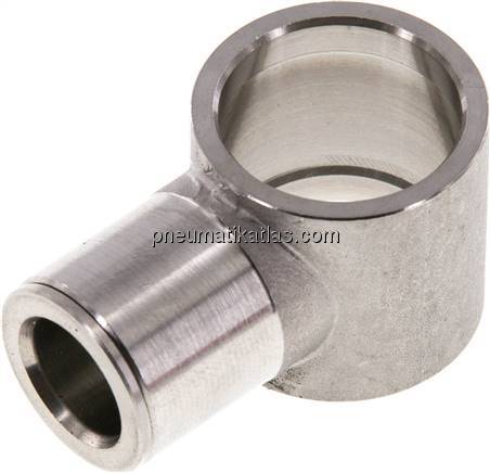 Steckanschluss, L-Ringstück G 1/2"-12mm, IQS-Edelstahl
