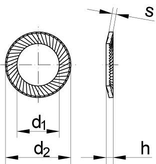 ART 88120 SCHNORR - Scheiben Federstahl S 20 mech. verzinkt mech Zn KP Artikelbild