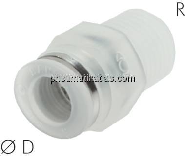 Gerader Steckanschluss R 3/8"-12mm, IQS-PP