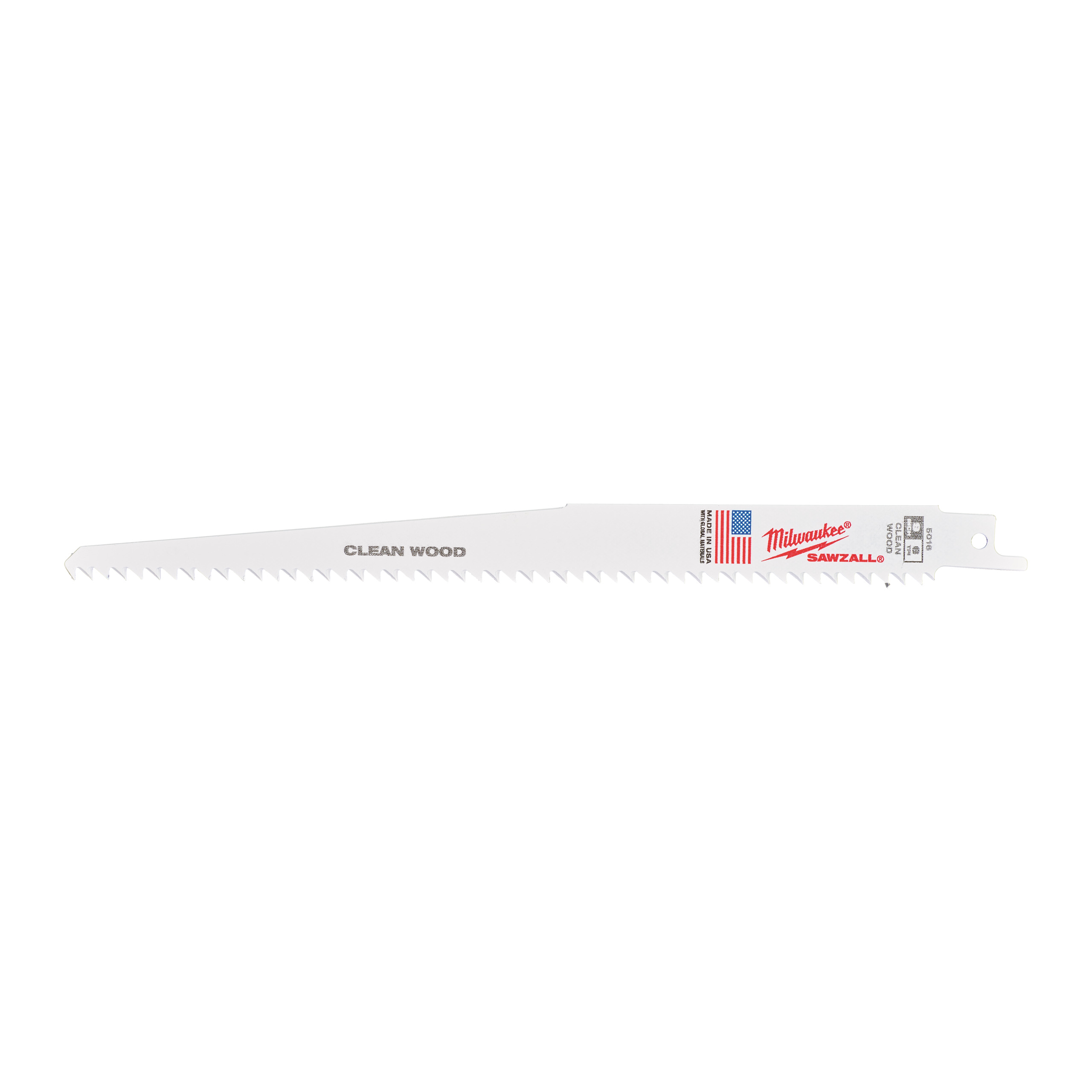 Säbelsägeblatt Holz ideal für gerade, schnelle Schnitte in Nassholz 230 x 4,2 mm (6 TPI), unlackiert