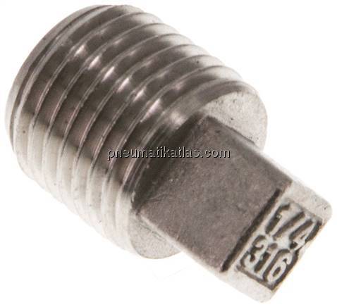 Verschlussstopfen Außenvkt. R 1/4", 1.4408