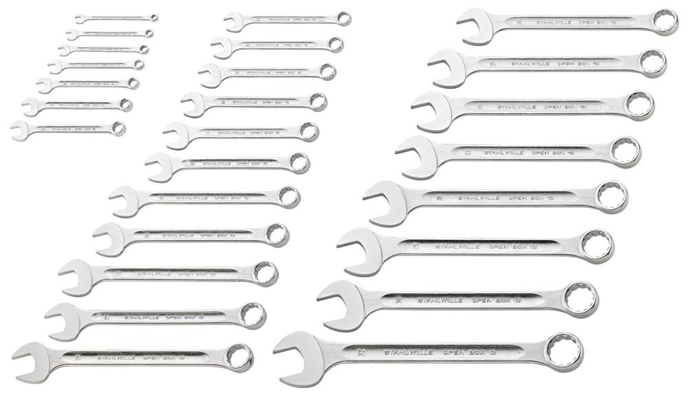 Ringmaulschlüssel-Satz DIN3113A 6-32mm 26-teilig in Karton Stahlwille