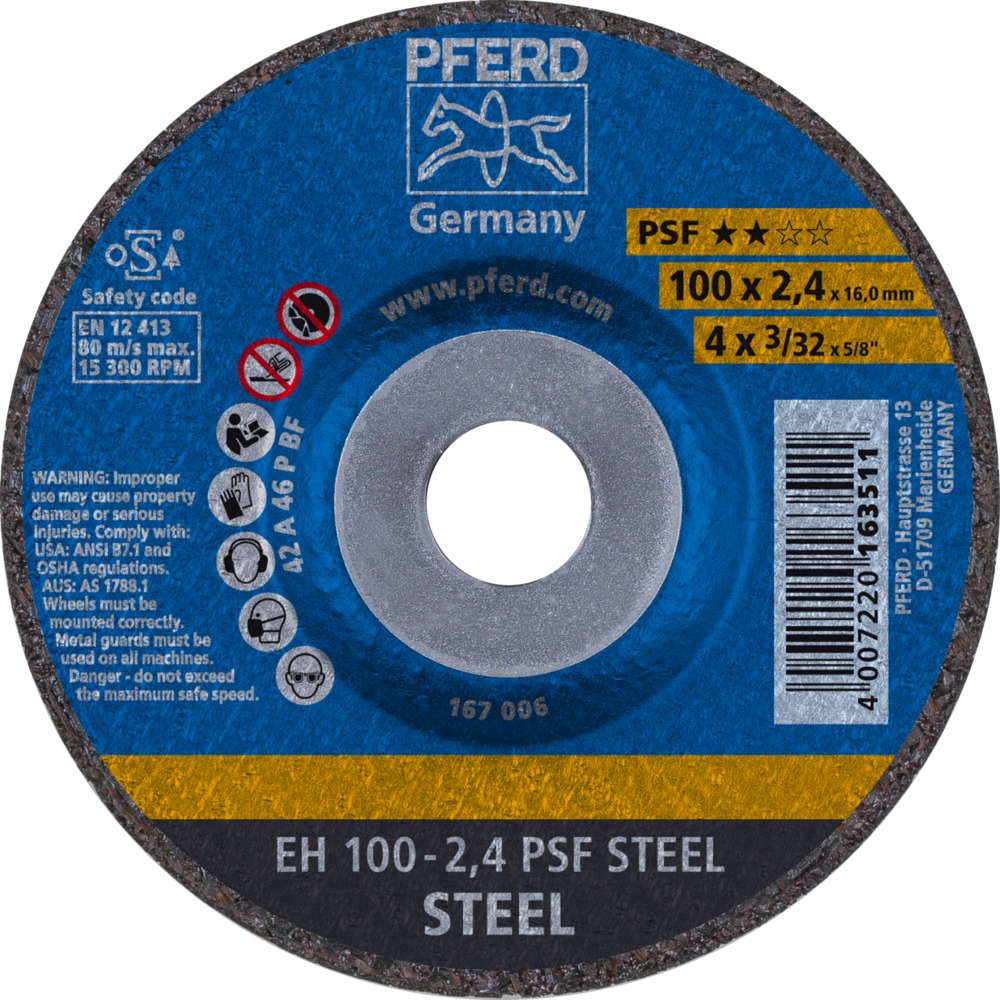 Trennscheiben EH 100-2,4 PSF STEEL/16,0
