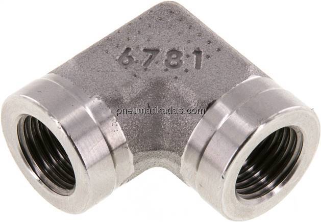 Hochdruck-90°-Winkel G 1/4" (IG), V4A