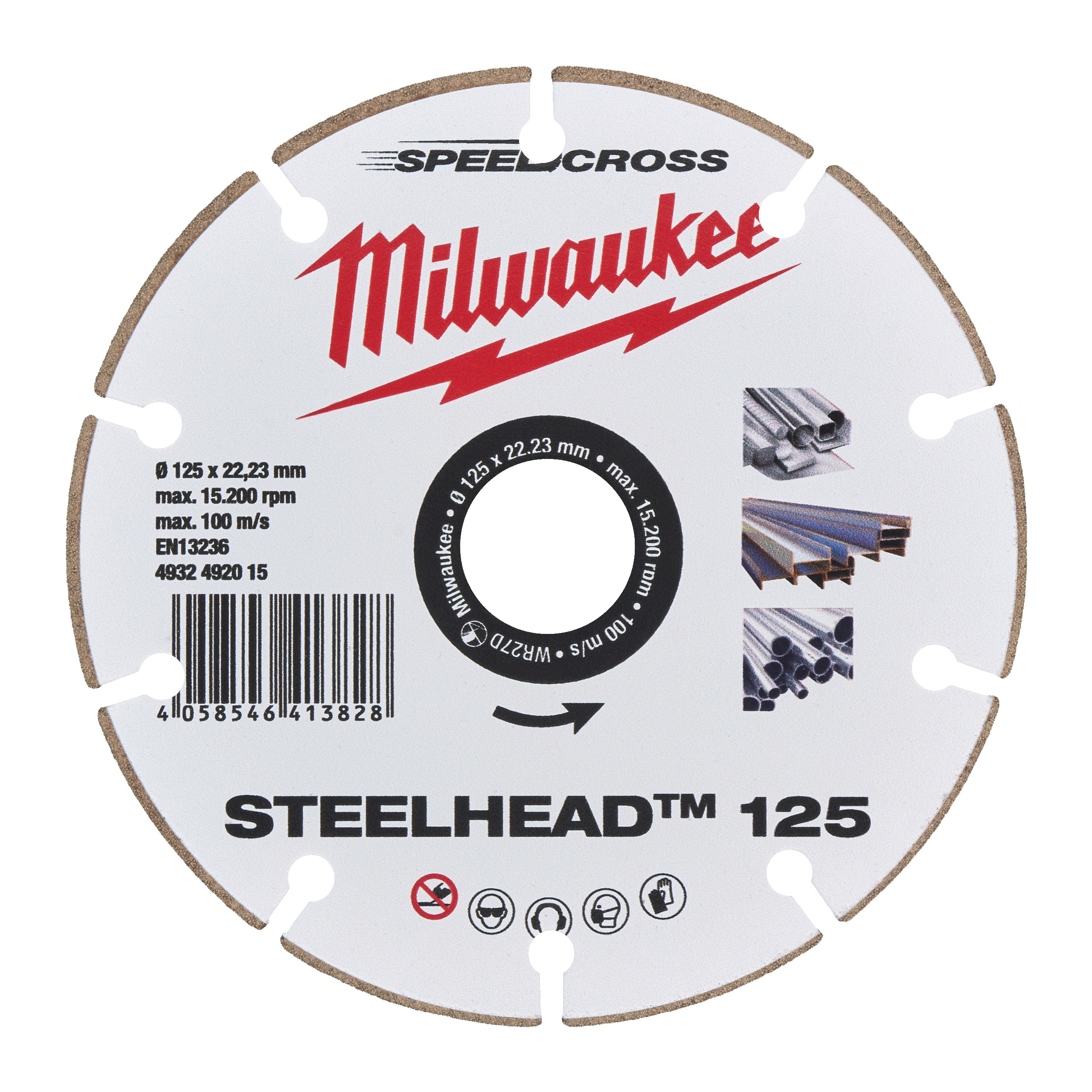 Diamanttrennscheibe DH STEELHEAD 125 mm für Stahl, Edelstahl und Beton