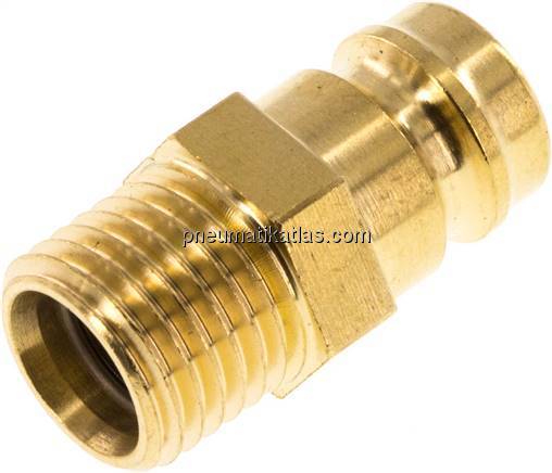 Temperierkupplungsstecker 13mm Zapfen,M 14x1,5(AG)