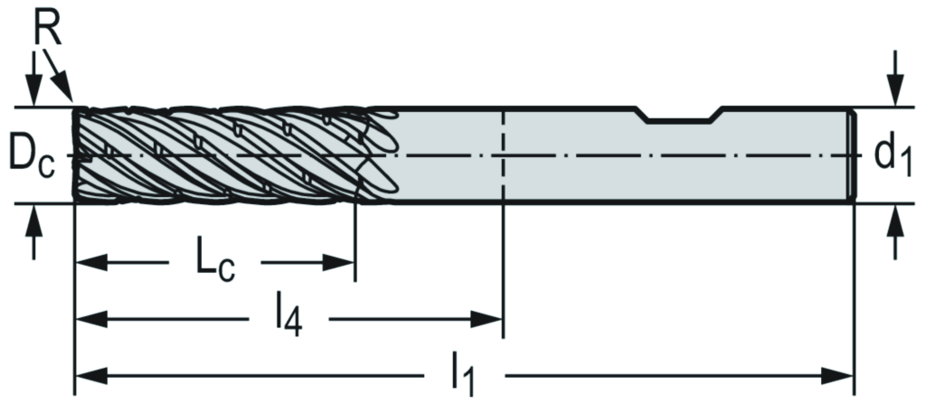 VHM-Eckfräser