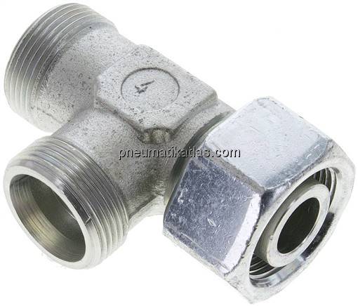 Einstellb. L-Schneidringverschraubung 25 S (M36x2), ohne Mutter & Schneidring, S