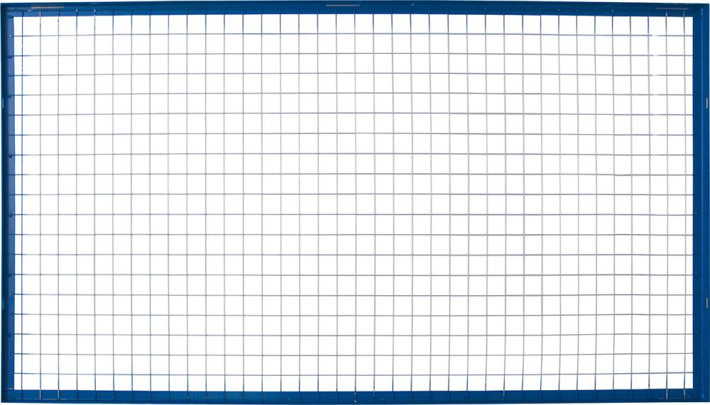 Gitterrückwand FB3600xH1500 mm blau/verzinkt SCHULTE Lagertechnik