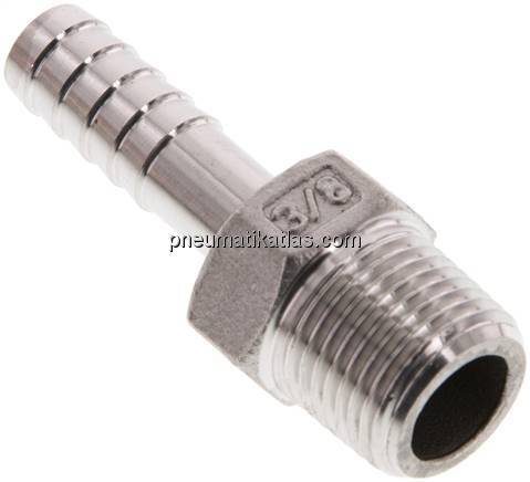 Gewindetülle NPT 3/8"-9 (3/8")mm, 1.4408