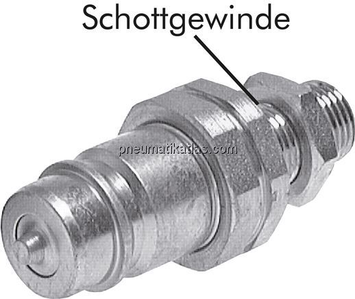Exemplarische Darstellung: Schott-Steck-Kupplung m