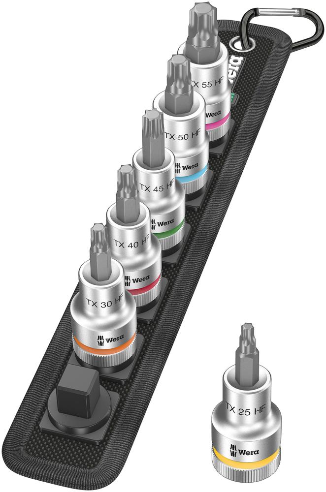 Schraubendrehereinsatz- Satz mit Haltefunktion 1/2" T25-55 6-teilig Wera Schraubendrehereinsatz- Satz mit Haltefunktion 1/2" T25-55 6-teilig Wera