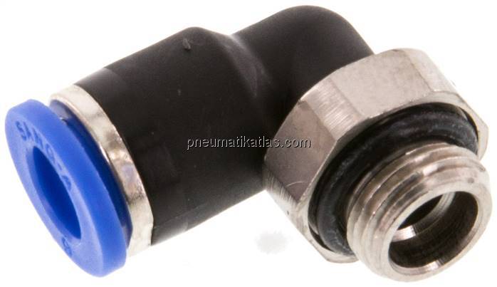 Winkel-Steckanschluss G 1/8"-6mm, IQS-Standard