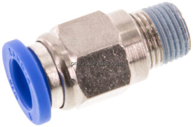 Gerader Steckanschluss R 1/8"-8mm, IQS-Standard