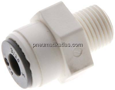 Gerader Steckanschluss R 1/8"-3/16" (4,76 mm), IQS-LE (EPDM-Dichtung)