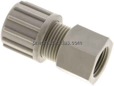 Aufschraub-Verschraubung G 3/8"-14x12mm, Polypropylen