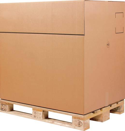 Palettencontainer 2 wellig,VE10 1180x780x765mm, Q 2.40BC