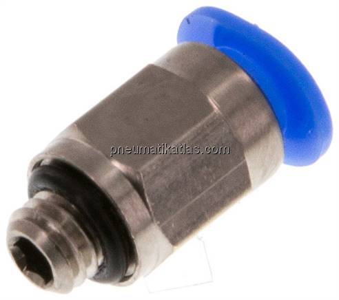 Gerader Steckanschluss M 5-4mm, IQS-Mini Gerader Steckanschluss M 5-4mm, IQS-Mini