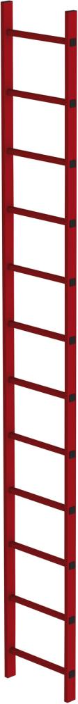 Schachtleiter 12 Sprossen L 3,36 m B450 mm LW 300 mm GFK