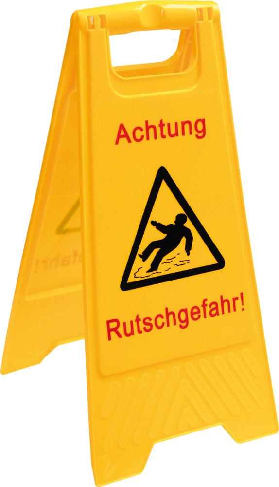 Artikelhauptbild Warnschild Rutschgefahr signalgelb