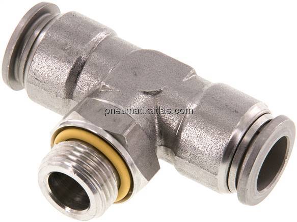 T-Steckanschluss G 3/8"-12mm, IQS-Edelstahl