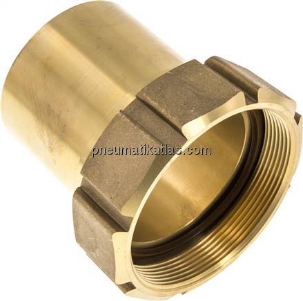 Schlauchtülle, EN14420-5 G 3"-75 (3")mm, Messing