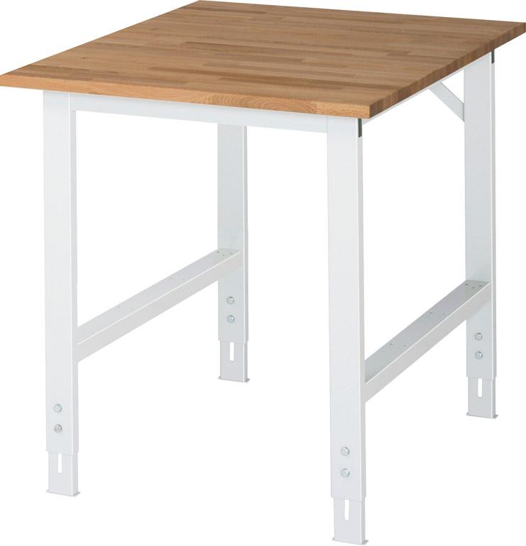 Arbeitstisch Tom - Buche-Platte B750xT1000xH760-1 080mm Buche-Massiv-Platte