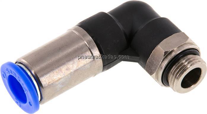 Winkel-Steckanschluss, selbstabsperrend G 3/8"-12mm