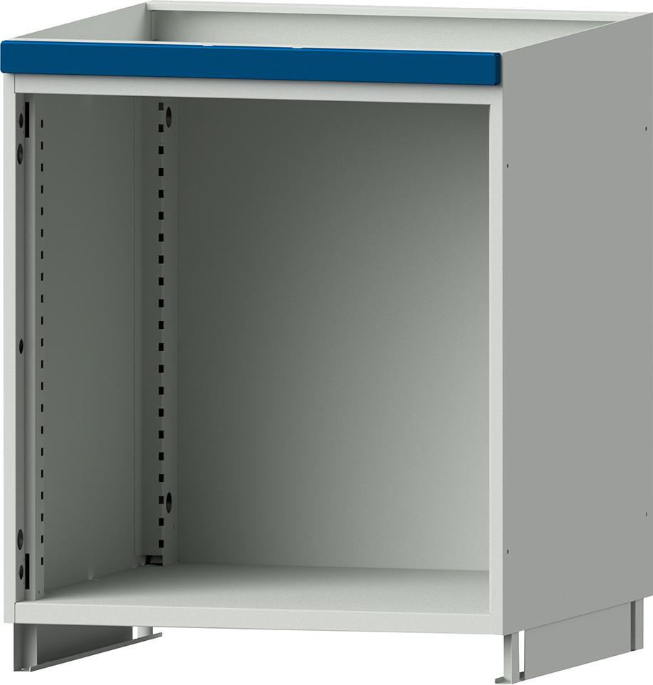 Aufsatzschrank leer B715 x T720 x H800 mm RAL 7035/5012