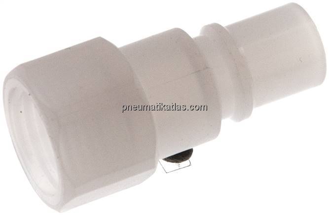 Kupplungsstecker (NW7,2) G 1/4", PVDF offen