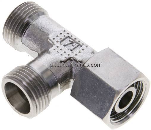 Einstellb. L-Schneidringverschraubung 12 S (M20x1,5), ohne Mutter & Schneidring,