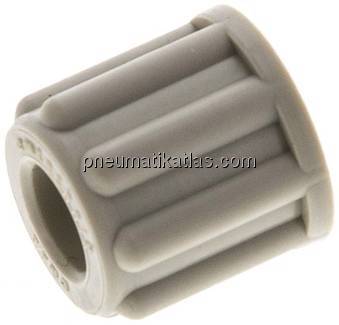 Überwurfmutter 6x4mm(M 10x1), Polypropylen