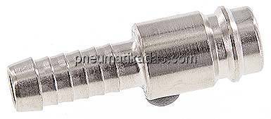 Kupplungsstecker (NW10) 9 (3/8")mm Schlauch, Stahl gehärtet & vernickelt