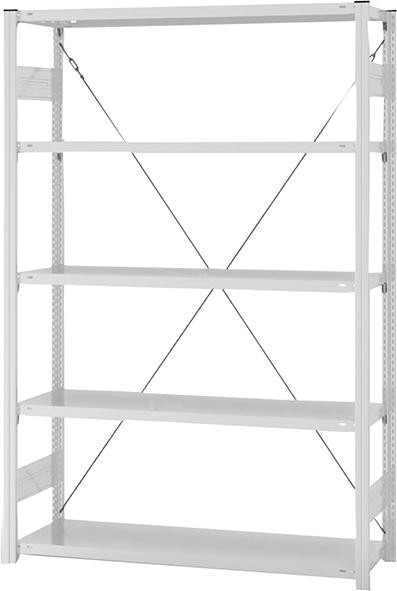 Grundregal, ESD, 5 Böden 2000x400x1300, RAL7150
