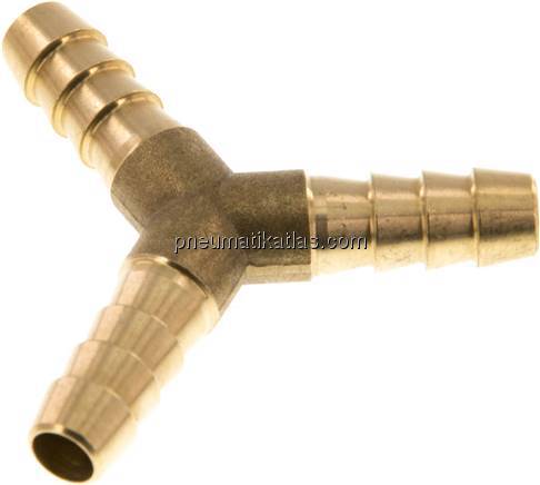 Y-Schlauchverbinder 8 (5/16")mm, Messing