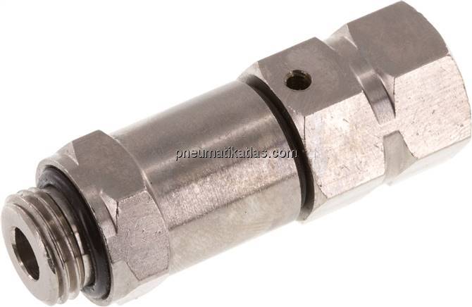 Schnell-Drehverschraubung G 1/4"(AG)-G 1/4"(IG)