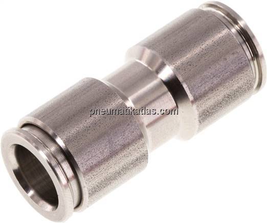 Gerader Steckanschluss 10mm, IQS-Edelstahl