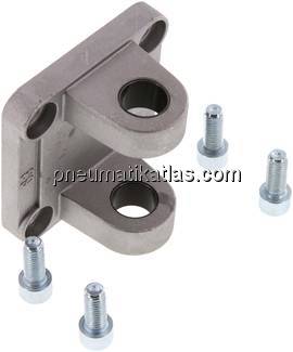 ISO 15552-Gabelschwenkbefestigung 63 mm, Aluminium mit Buchse