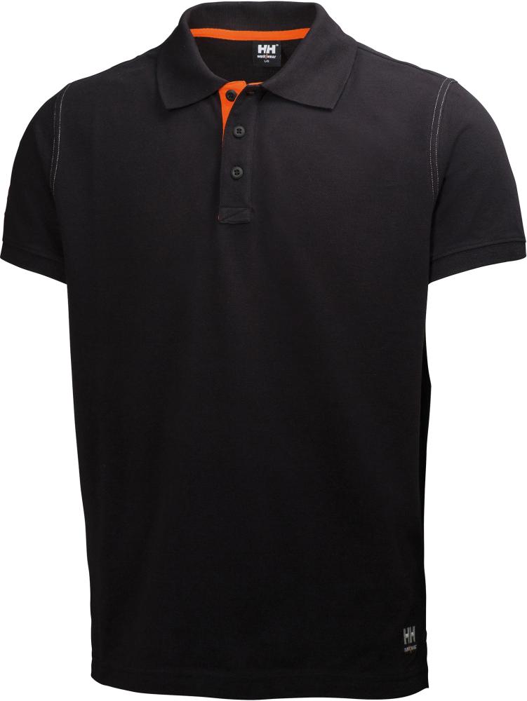 Polo-Shirt Oxford, Gr. 2XL, schwarz
