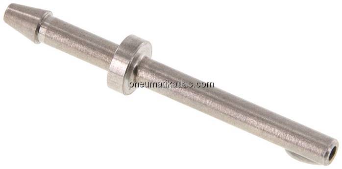 Schlauchnippel Rohr 4, Schl. 3 - 4mm, 1.4301