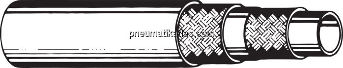 Exemplarische Darstellung: 2 SC-Hydraulikschlauch