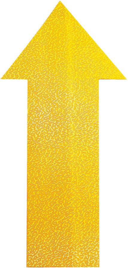 Stellplatzmarkierung Form "Pfeil" gelb selbstklebend