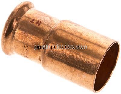 Pressfitting Reduziernippel 35x28mm (außenxinnen)