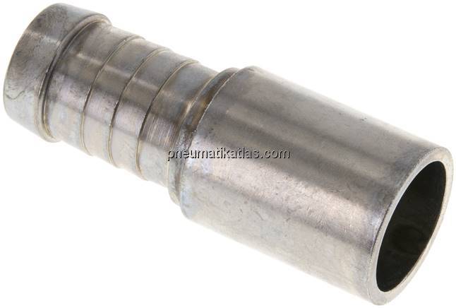 Schlauchnippel Rohr 28, Schl. 21 - 22mm, Stahl verzinkt